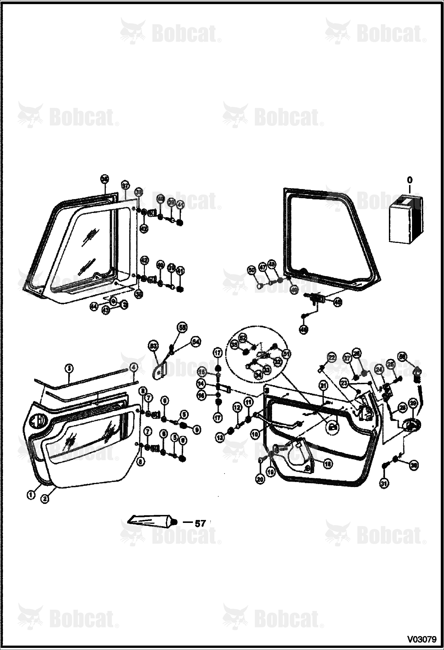 Enclosed CAB - Door 367113001 & Above, 367213001 & Above