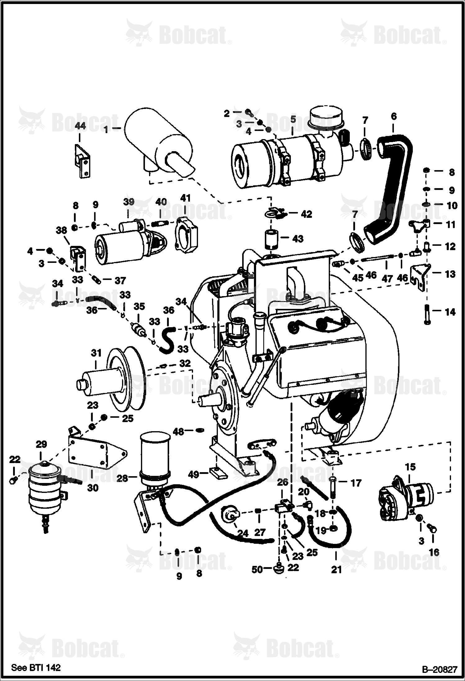 Engine Attaching Parts (Wisconsin)