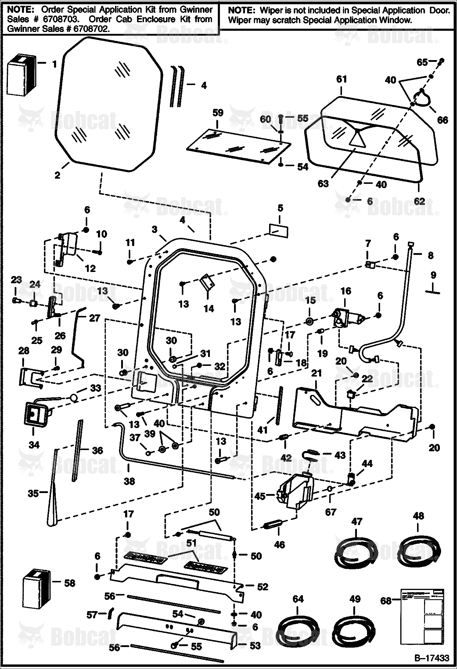 CAB Enclosure (L.H. Hinged)