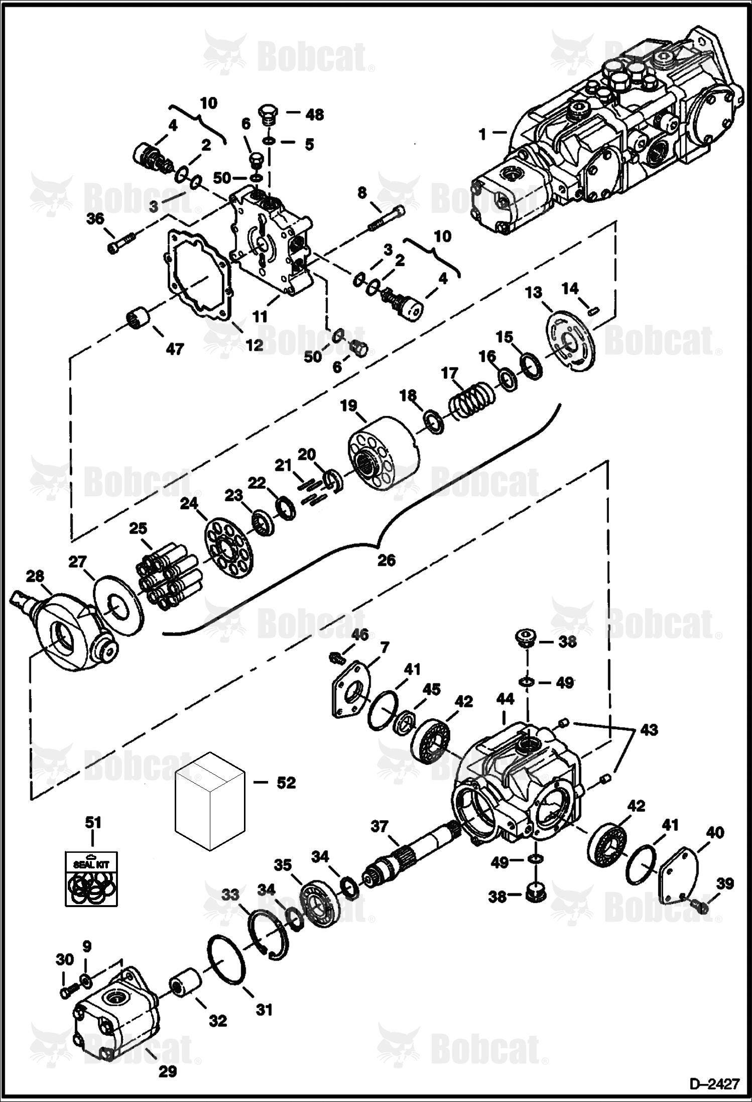 Hydrostatic Pump (Right Half)