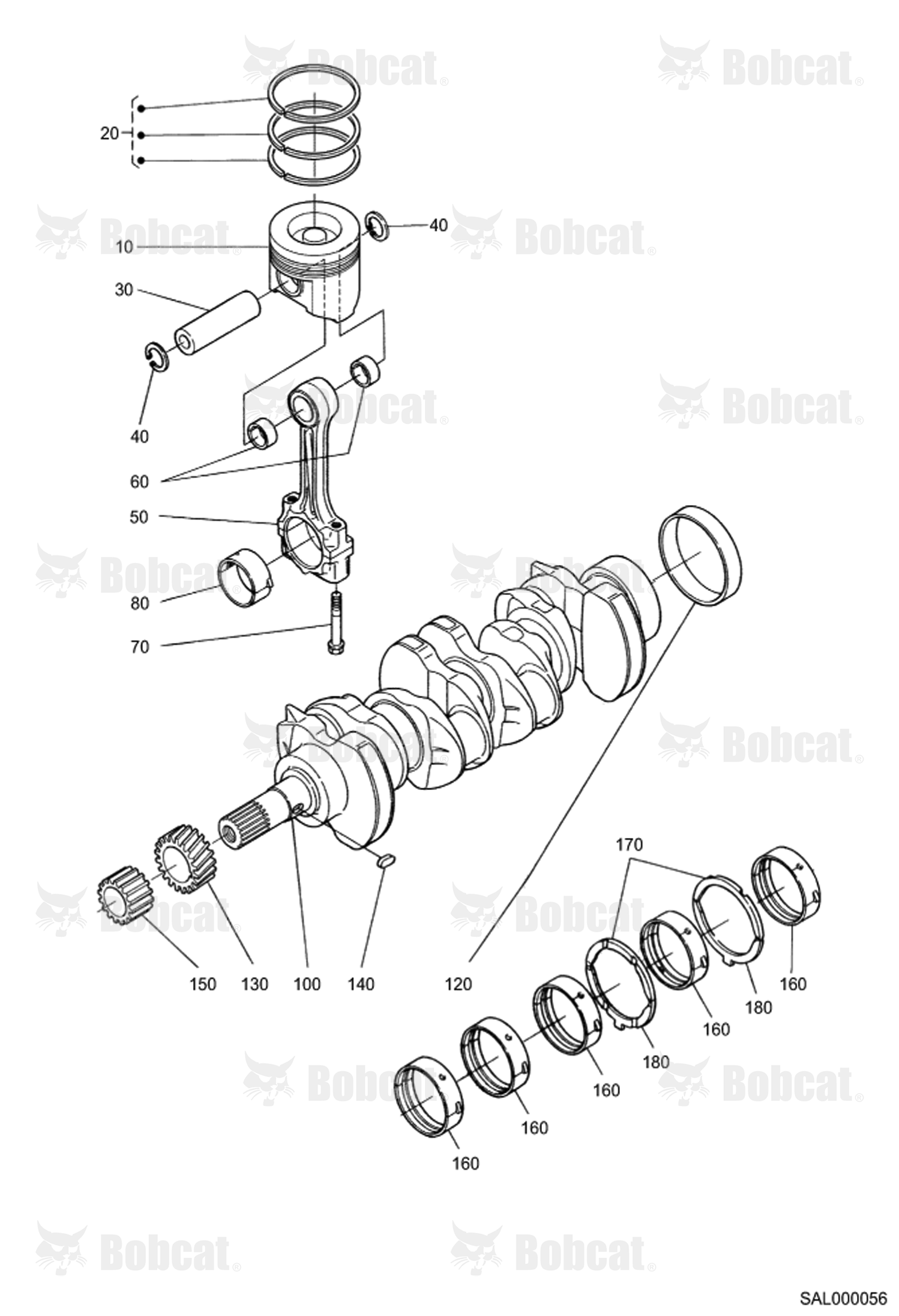 Piston and Crankshaft