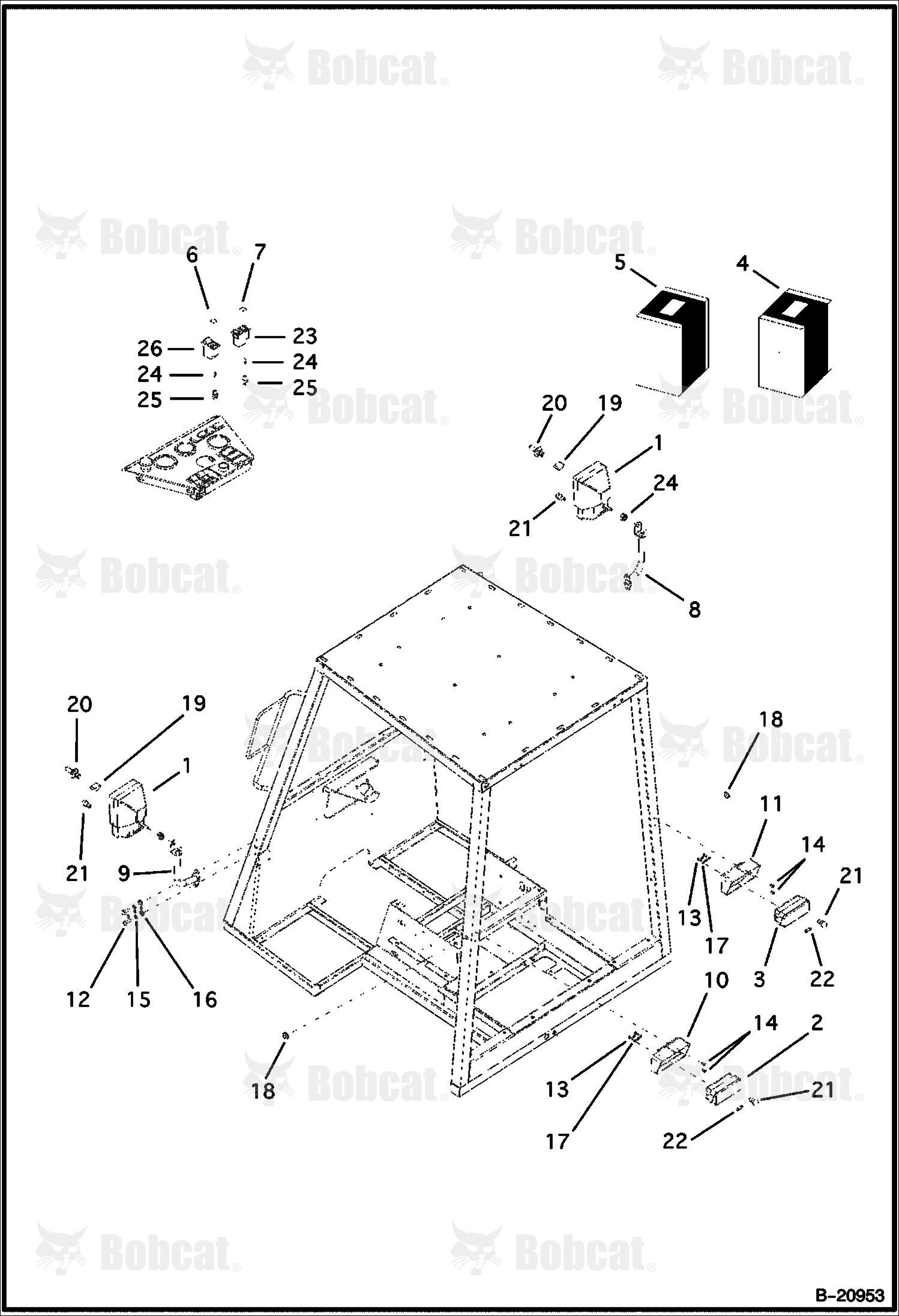 Driving Lights (B200) (B250)  570211001 - 570211100, 570311001 - 570311070