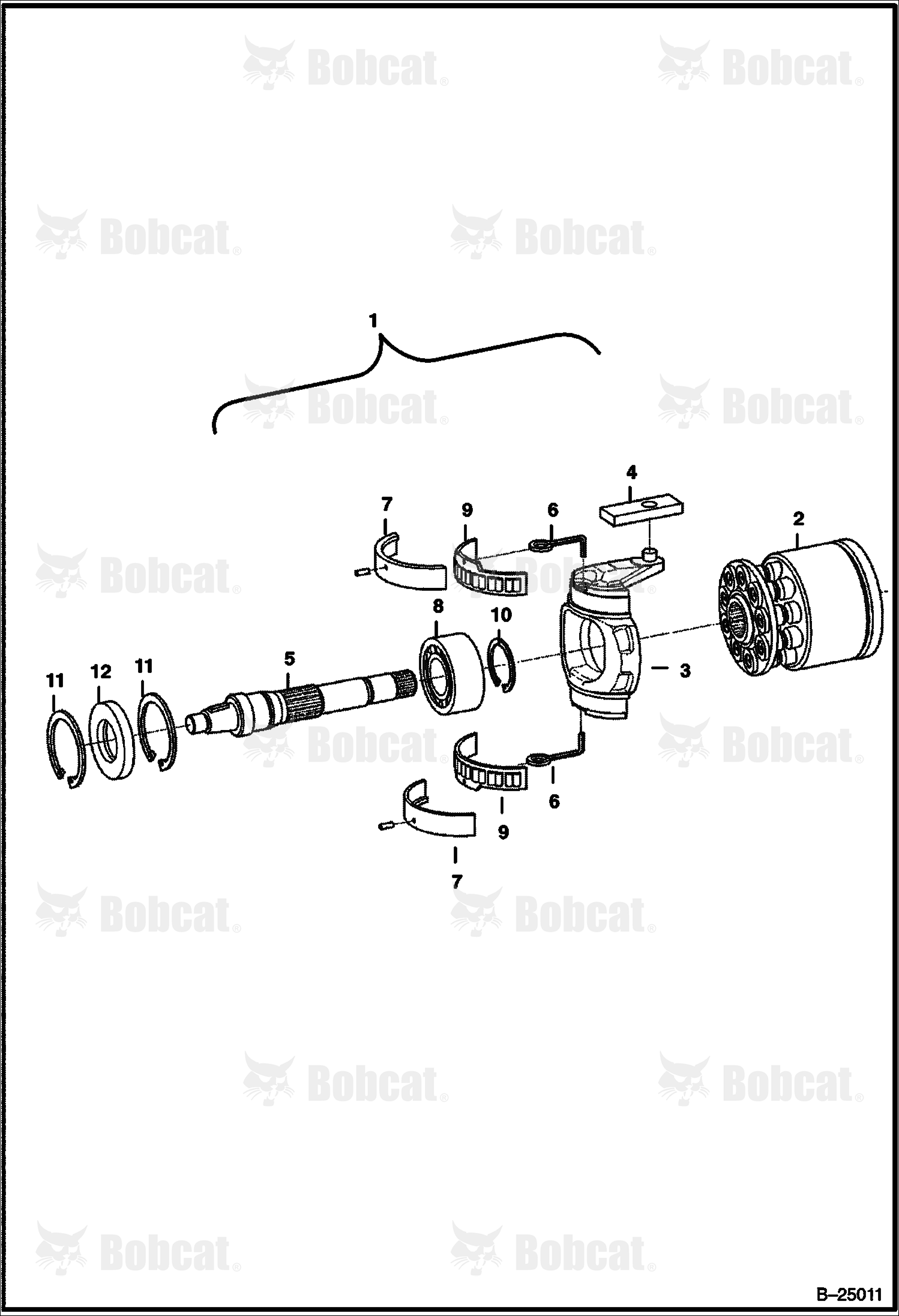 Hydrostatic Pump (Rotary Group) (LH) (Selectable Joystick Controls) (R902095064)