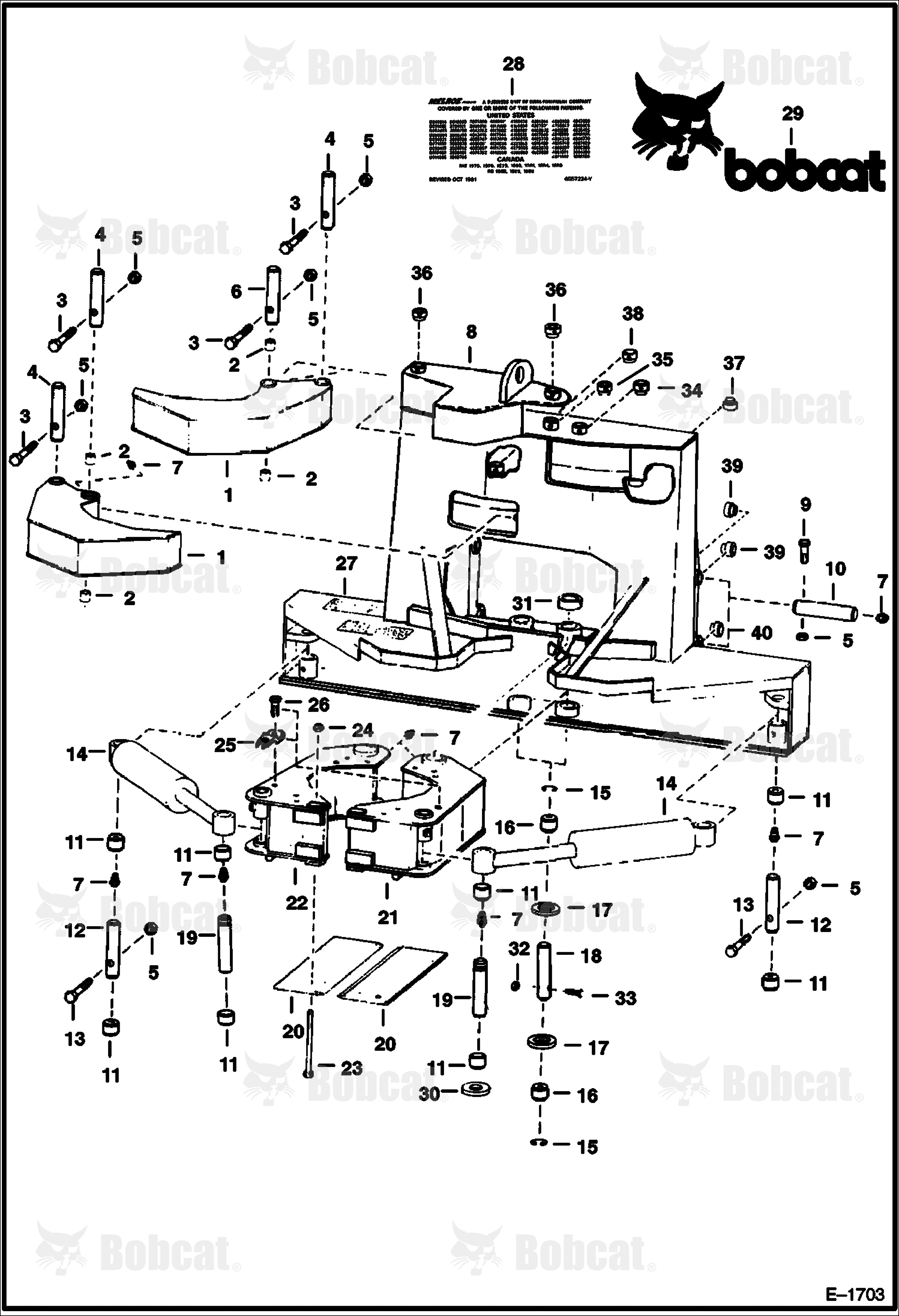 Shear Frame & Attaching Parts
