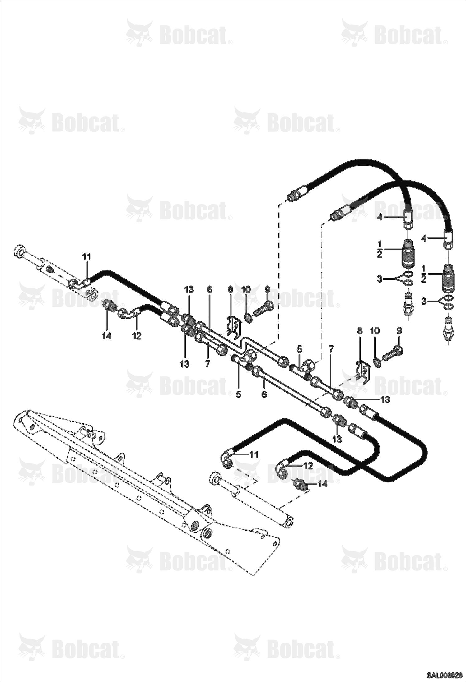 4 IN 1 Shovel Hydraulic Installation