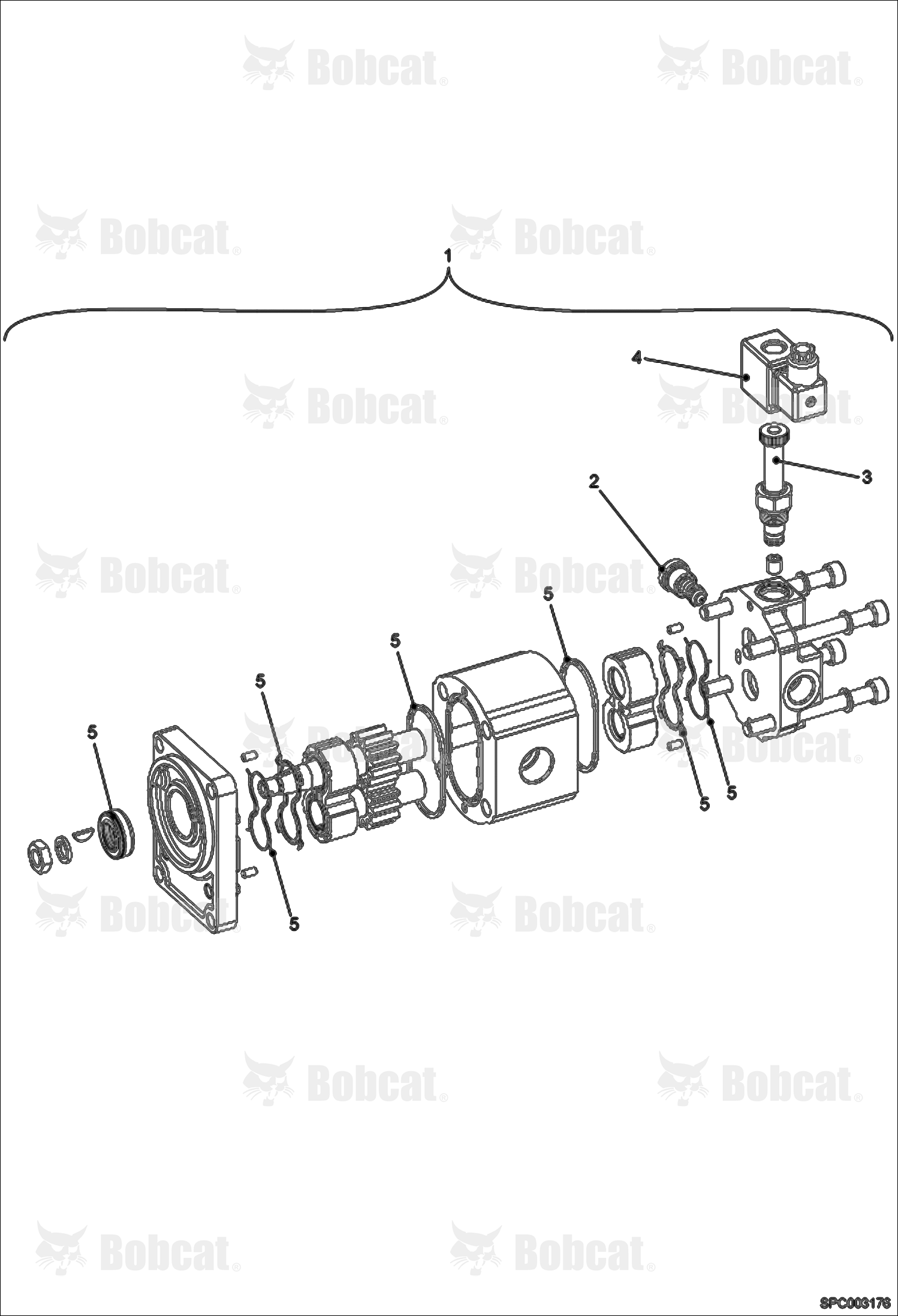 Hydraulic Motor (For Cooler Fan) (Vendor Partnumber 6916976)