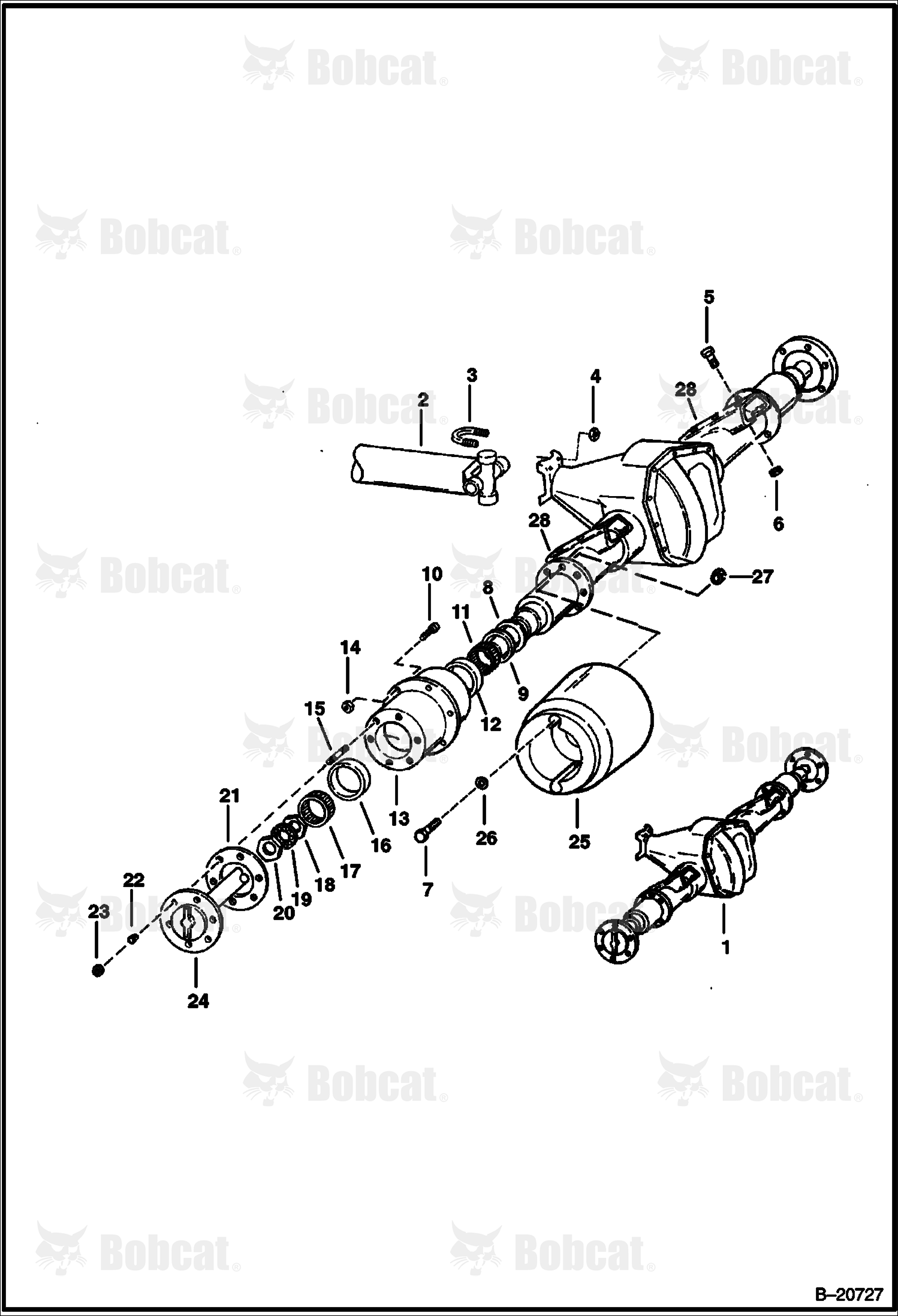 Front Differential & Hub ASSY.