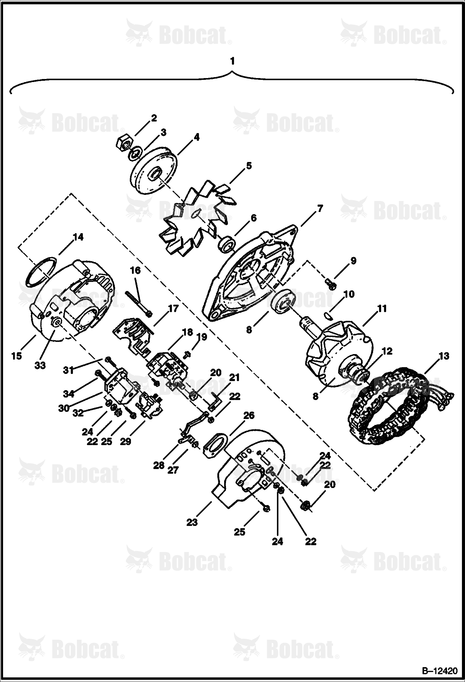 Alternator (Prestolite 8EA2013NA)