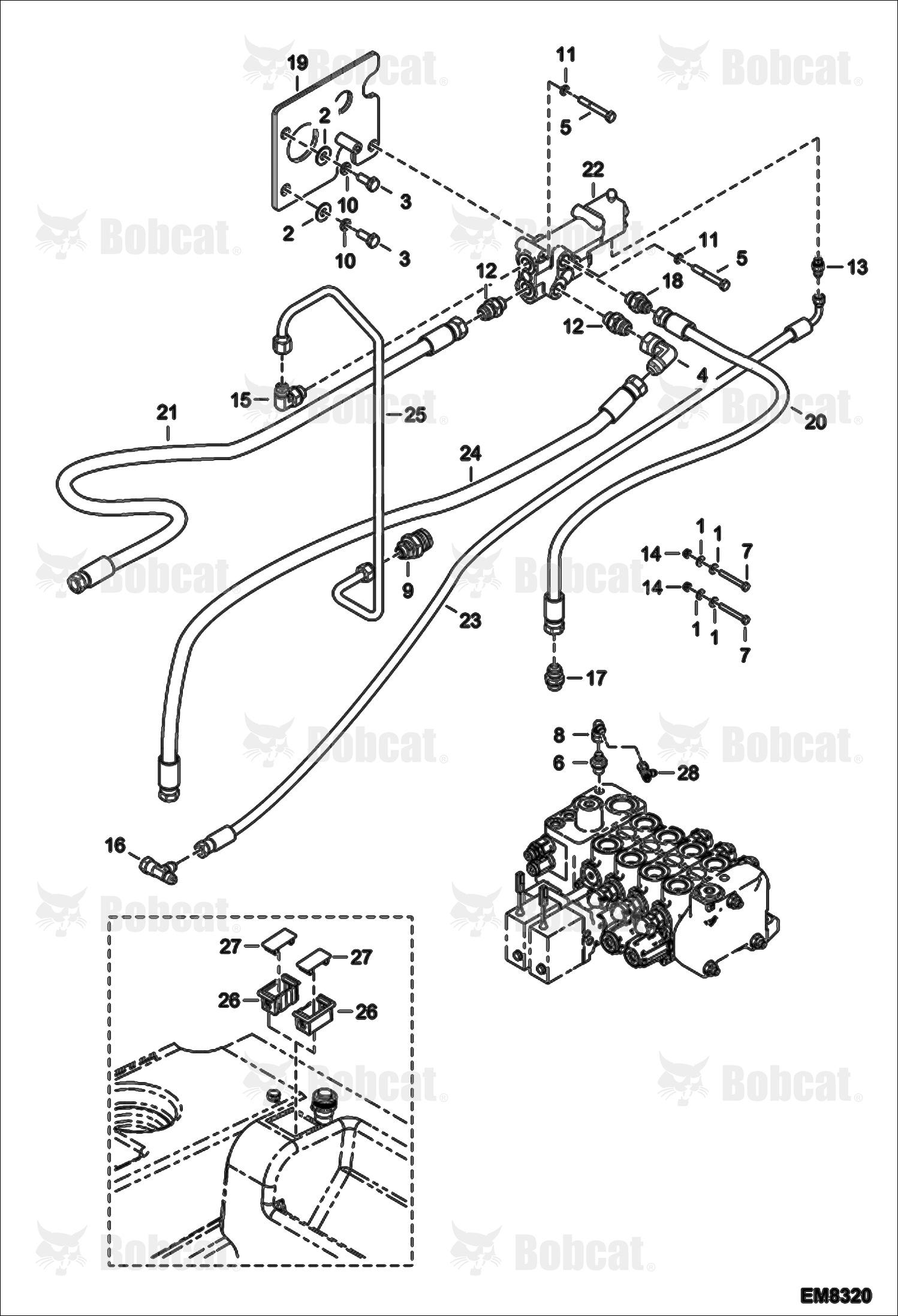 Trailer Brake  A8GV15000 & Above, A8GJ15000 & Above