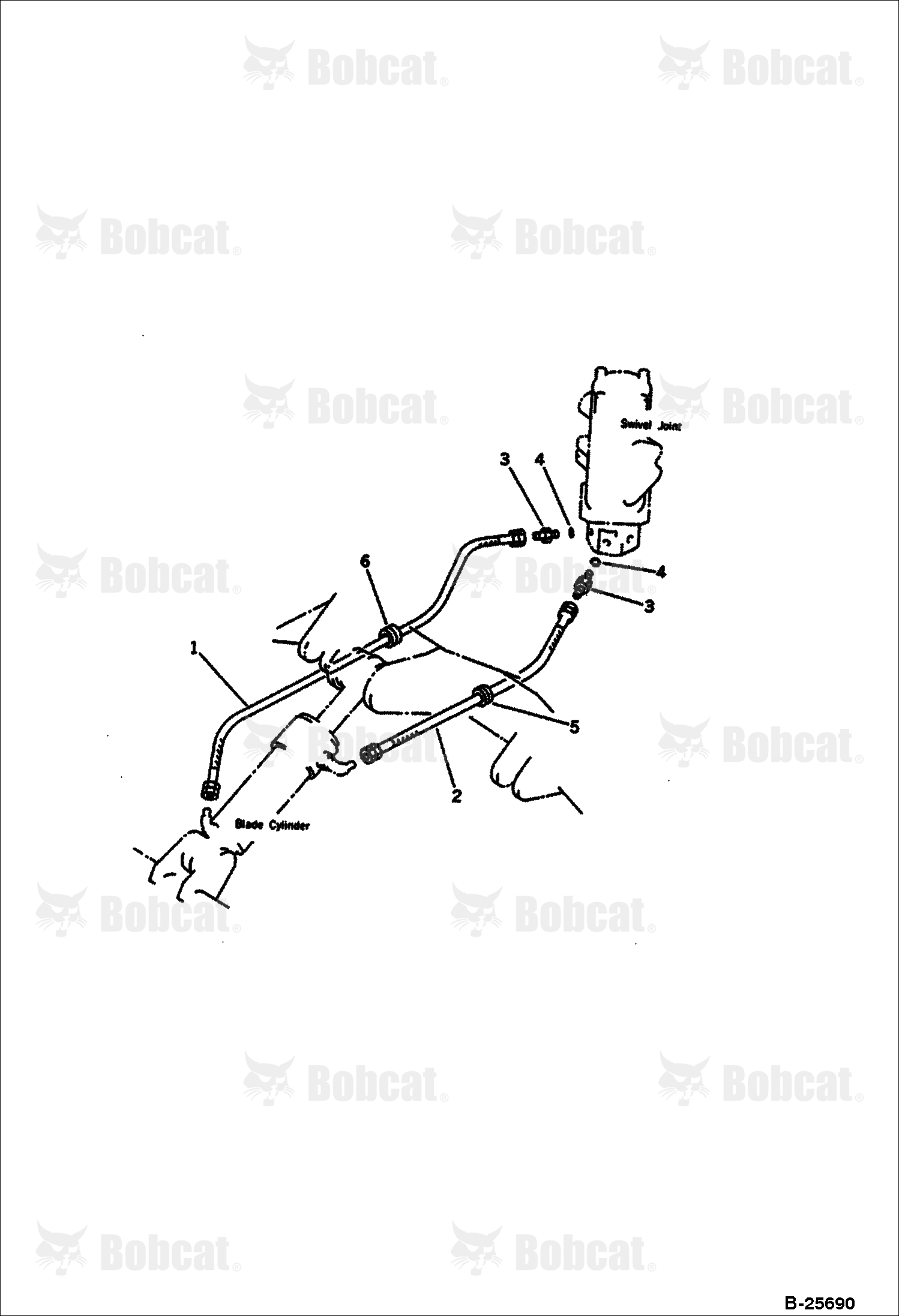 Hydraulic Piping (BLADE Cylinder LINE)