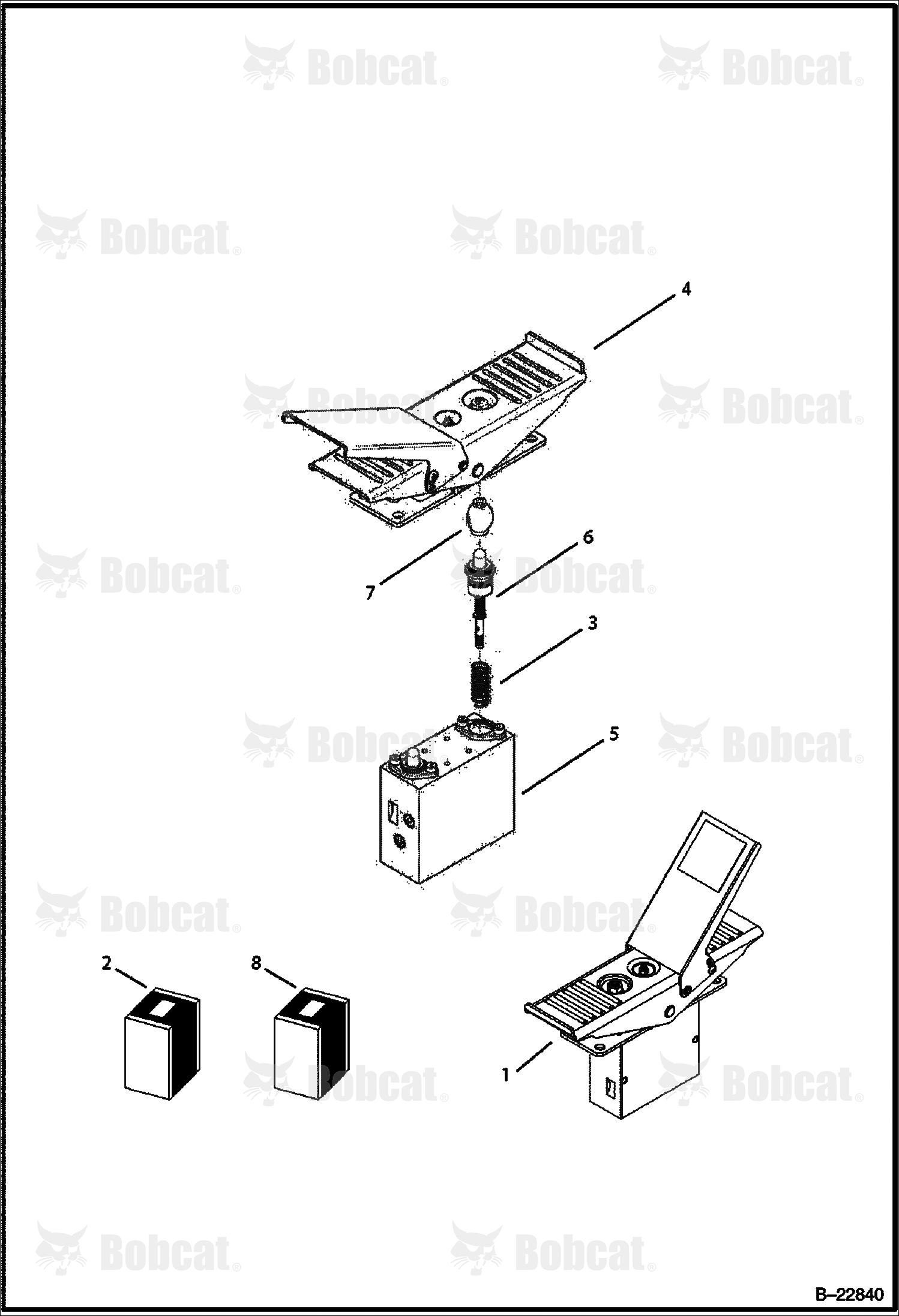 Hydraulic Circuitry (Frame Pedal)