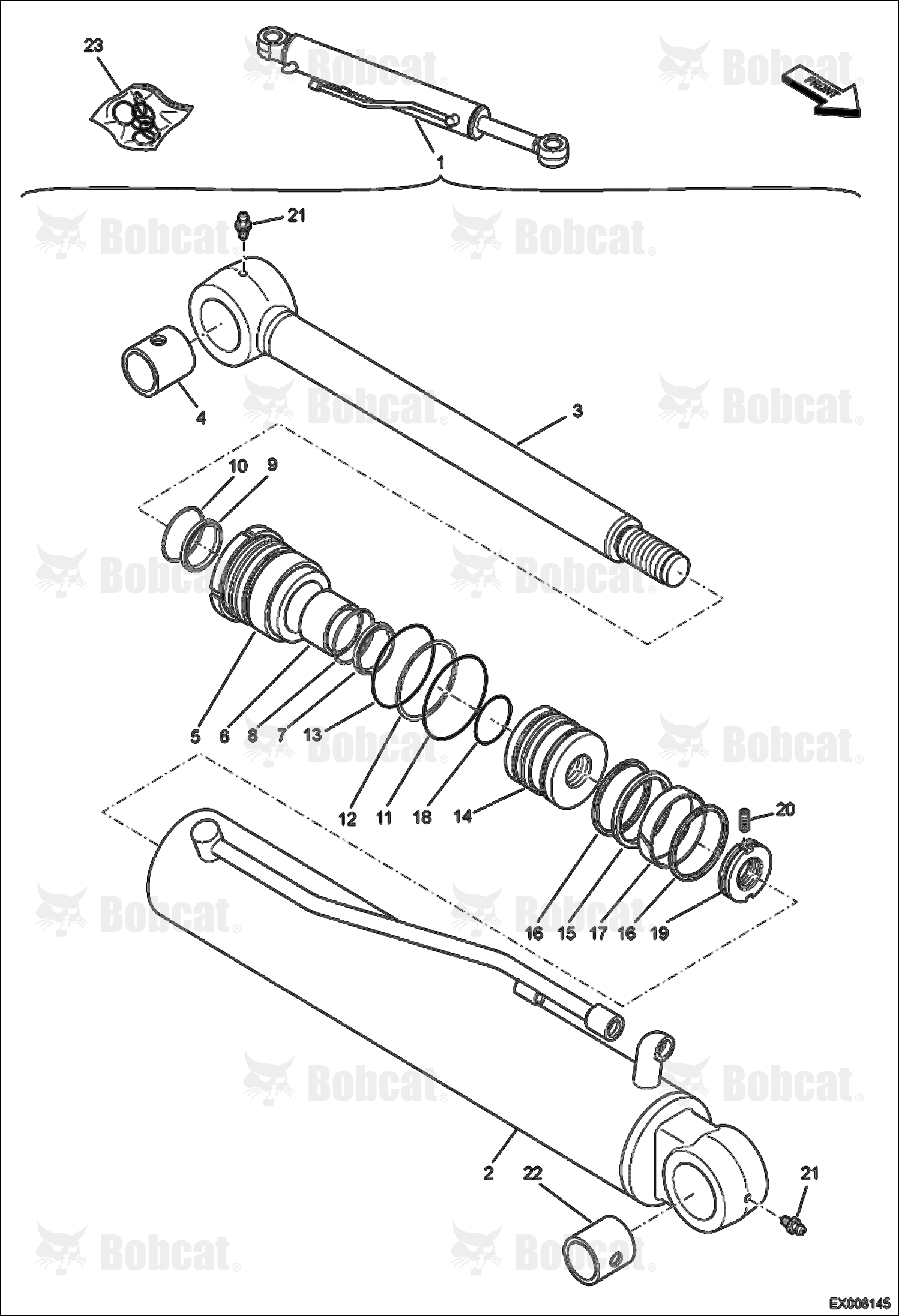 Boom Swing Cylinder
