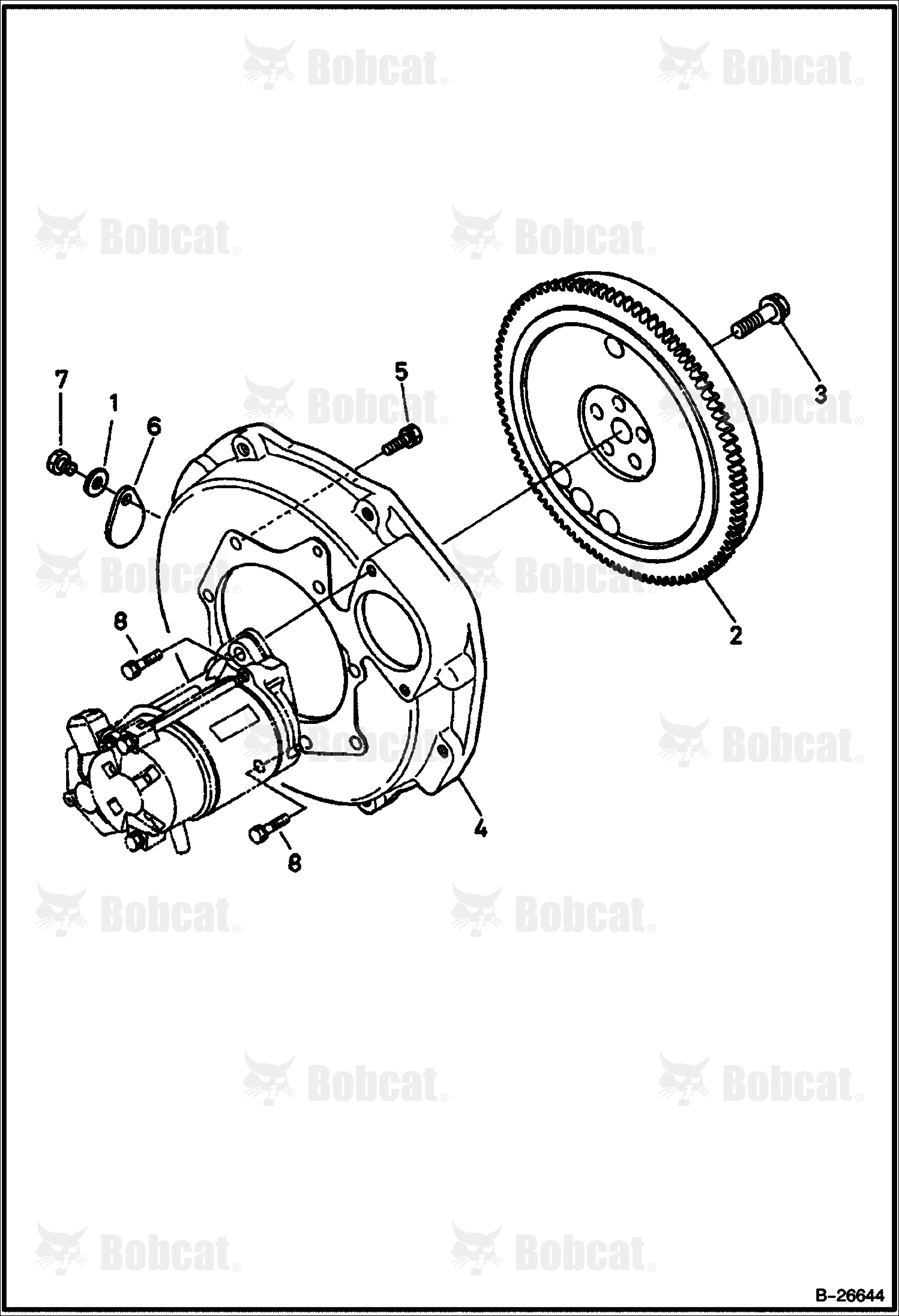 Flywheel (Kubota D722)