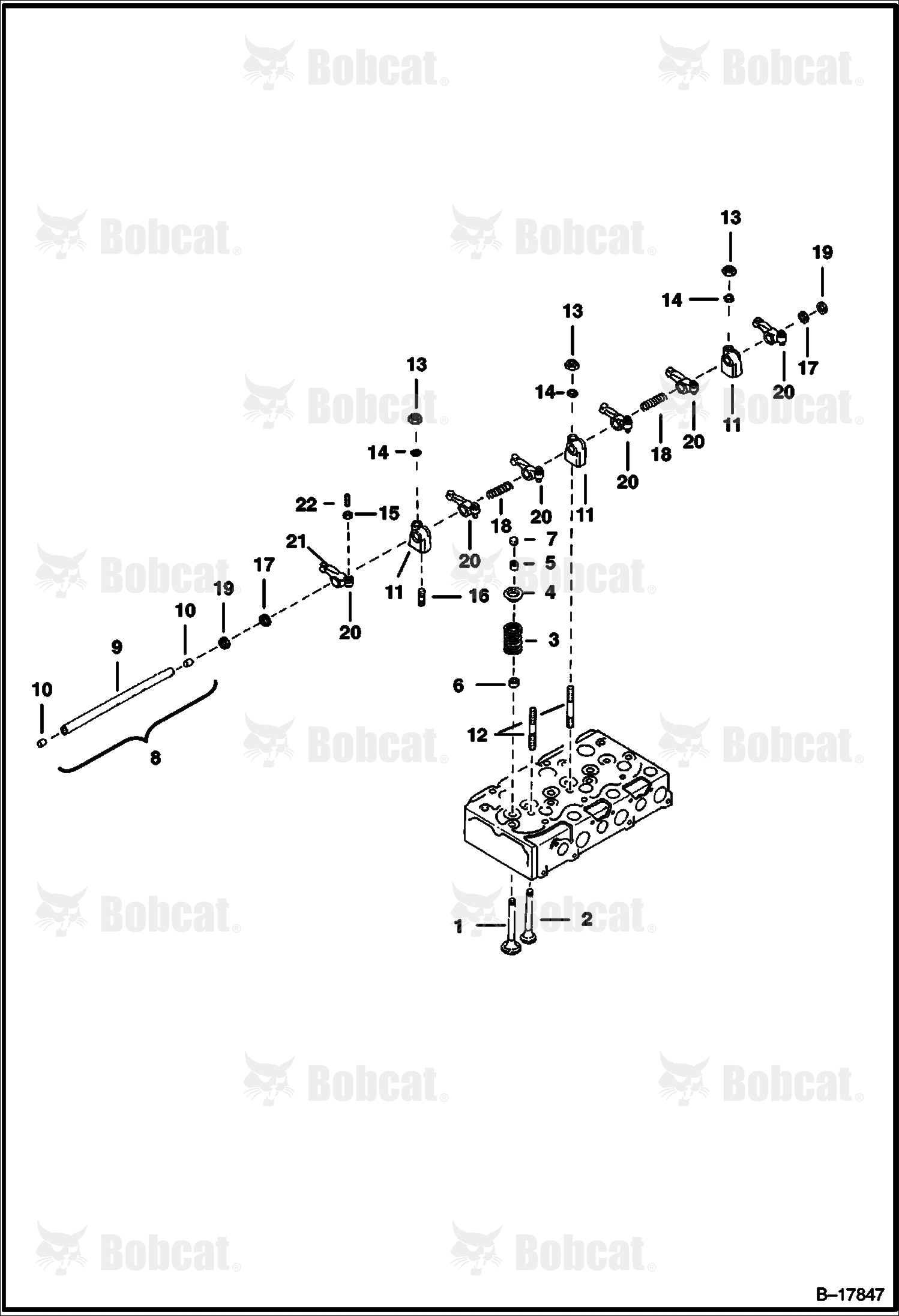 Rock Arm & Valves