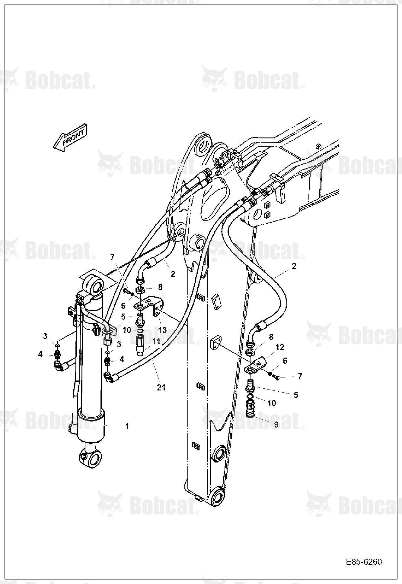 Hydraulic Circuitry (Arm 1.7 m)