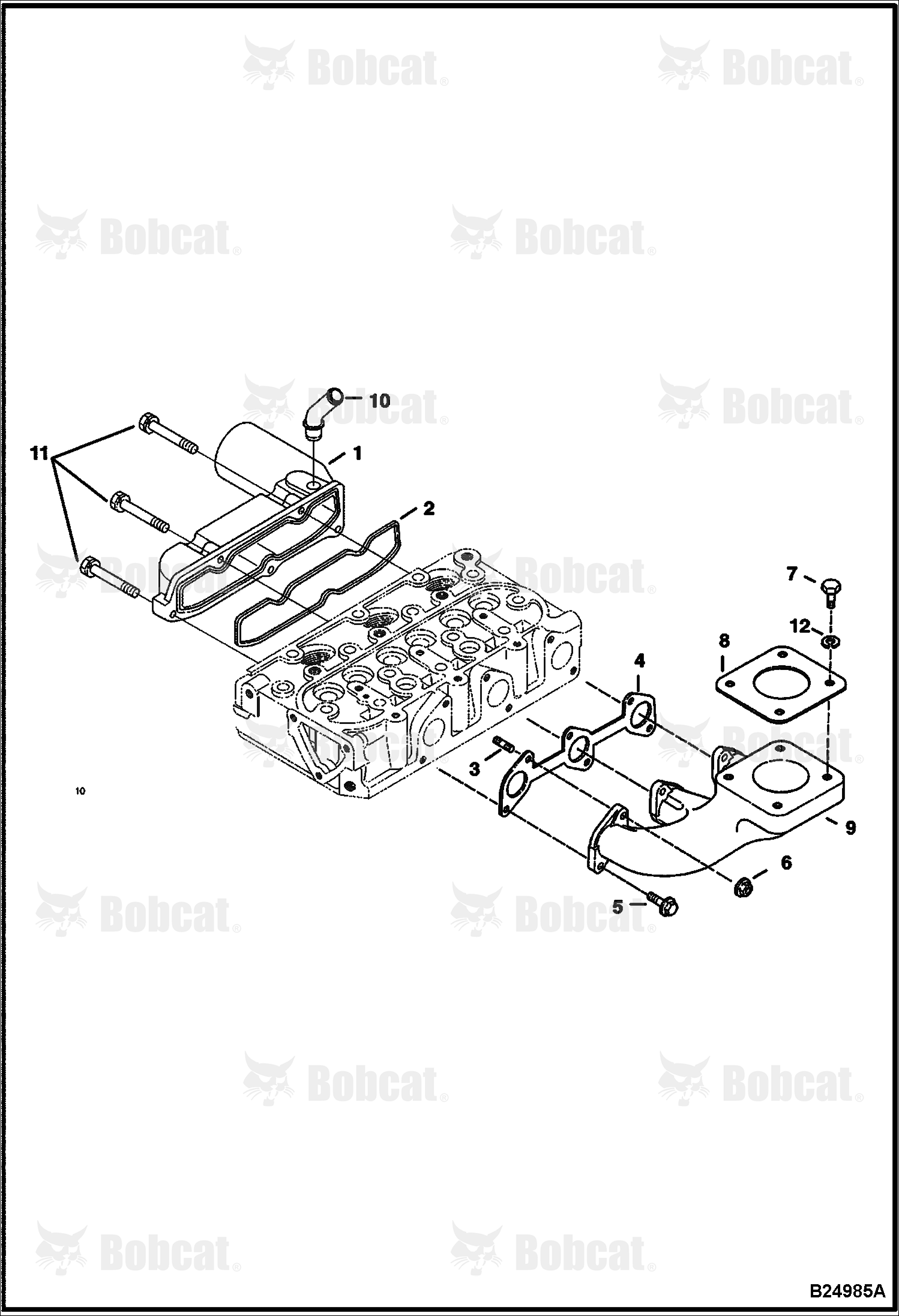Manifolds (Kubota D902-E3B-BC-1)(Tier IV Replacement)