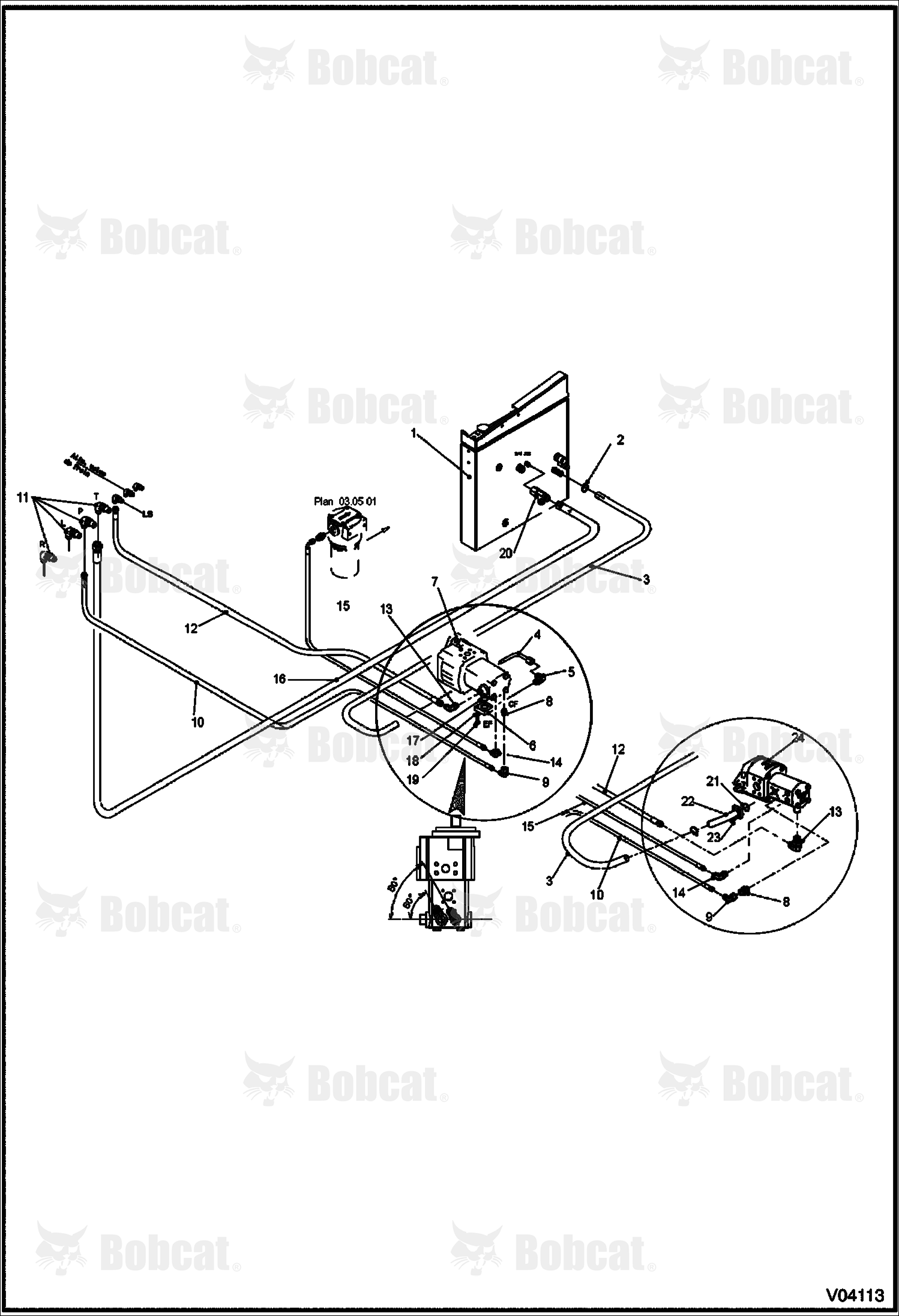 Steering Hydraulic Circuit 367011001 - 367013029, 367311001 - 367312022