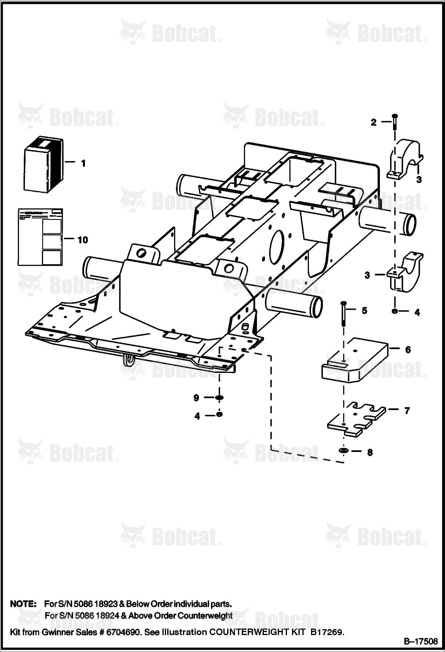 Counterweight Kit (1350 lb.)