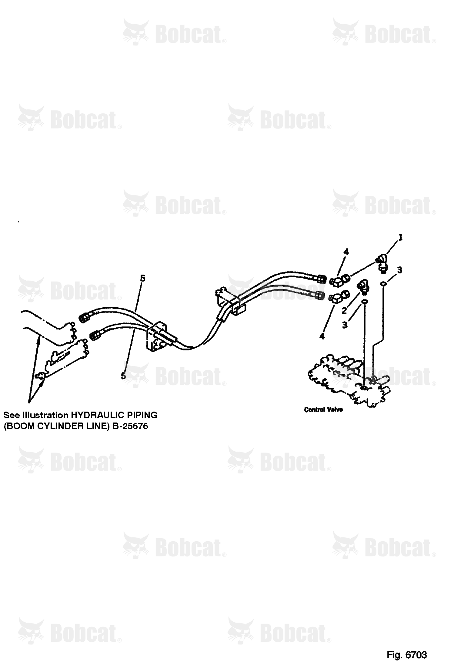 Hydraulic Piping (ARM Cylinder LINE) (CHASSIS SIDE)