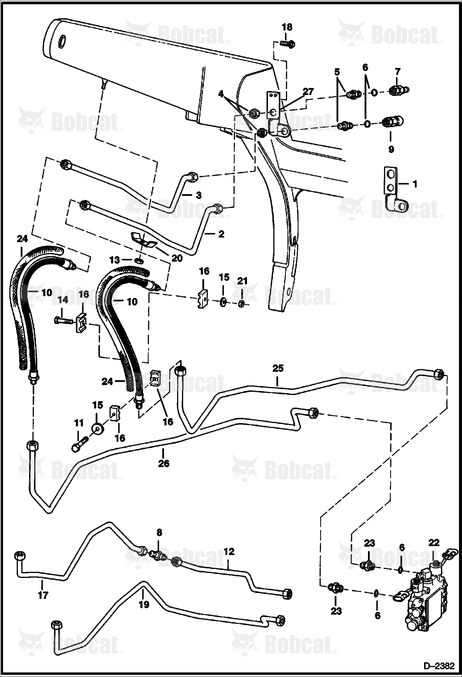 Auxiliary Hydraulics (W/FF Couplers) 512220298 & Above, 512440721 & Above, 512612258 & Above