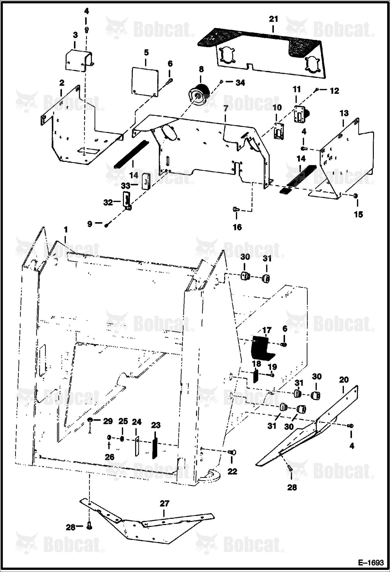 Main Frame & Attaching Parts